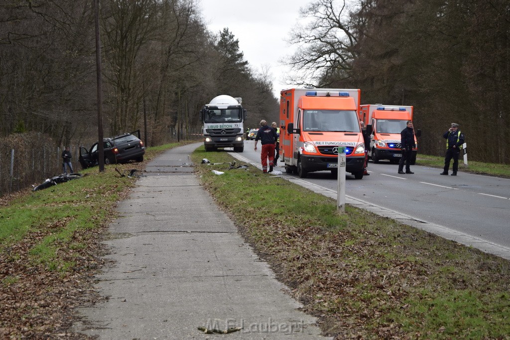 Schwerer VU Krad Pkw Koeln Porz Eil Grengeler Mauspfad P096.JPG - Miklos Laubert